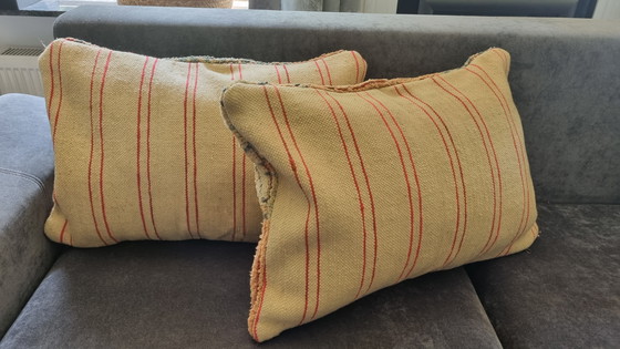 Image 1 of Berber Kelim cushions, vintage cushion set