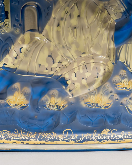 Image 1 of Bjørn Wiinblad pour Rosenthal, « Der Verlorene Sohn » (Le fils prodigue), plaque murale signée en édition limitée, Allemagne, 19