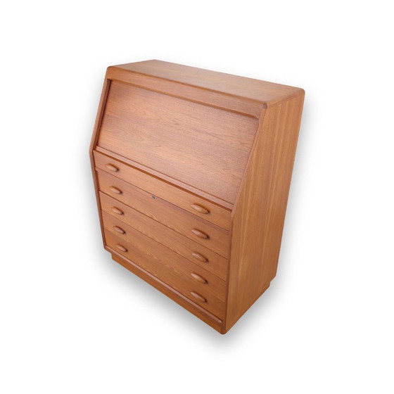 Dyrlund Scrittoio Mid-century Cassettiera Danese Toeletta Teak – Cassettiere, Legno (photo 4 of 12)