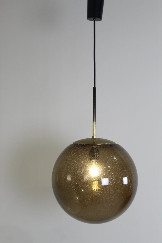 Image 1 of Vintage design rookglas bollamp XL