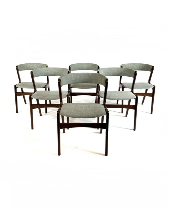 Image 1 of 6x sedia da fuoco modello vintage n. 68, Andersstrup Møbelfabrik '60