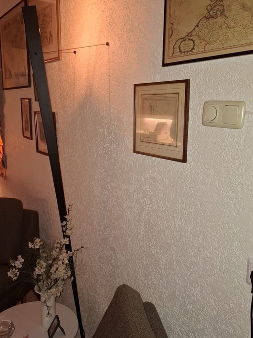 Torchére wandlamp mat zwart van Gilles Derain