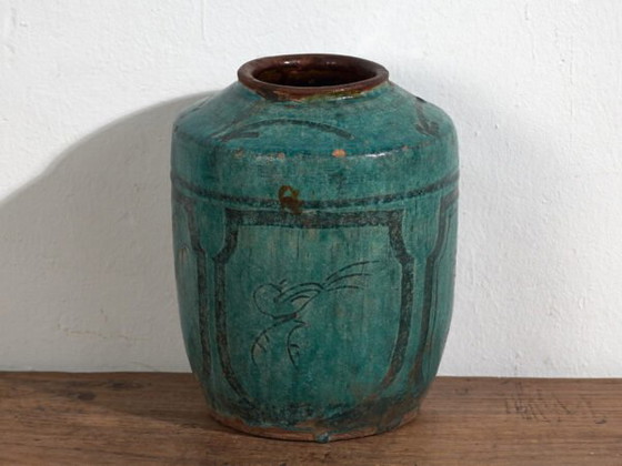 Smaragdgroene antieke vaas (ca. 1820) #40 – Vazen, Ceramic (photo 30 of 40)