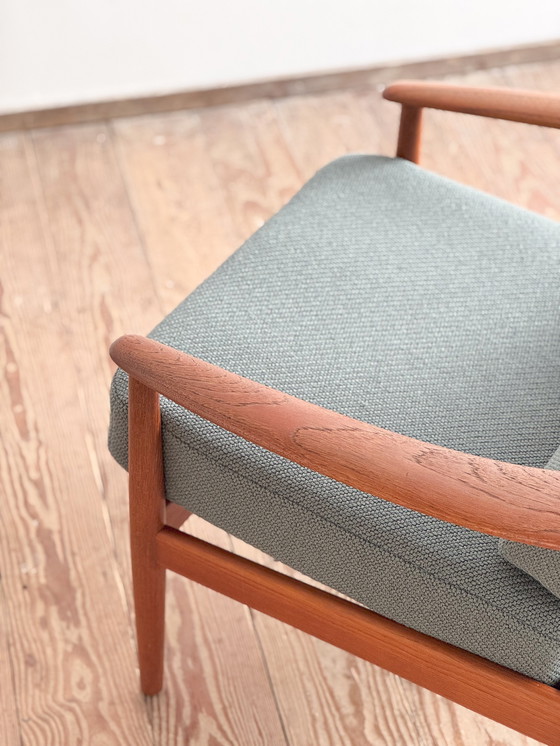 Image 1 of Mid-Century Danish Lounge Armchair in Teak Fd 164 by Arne Vodder for France and Son., Denmark, 1960s