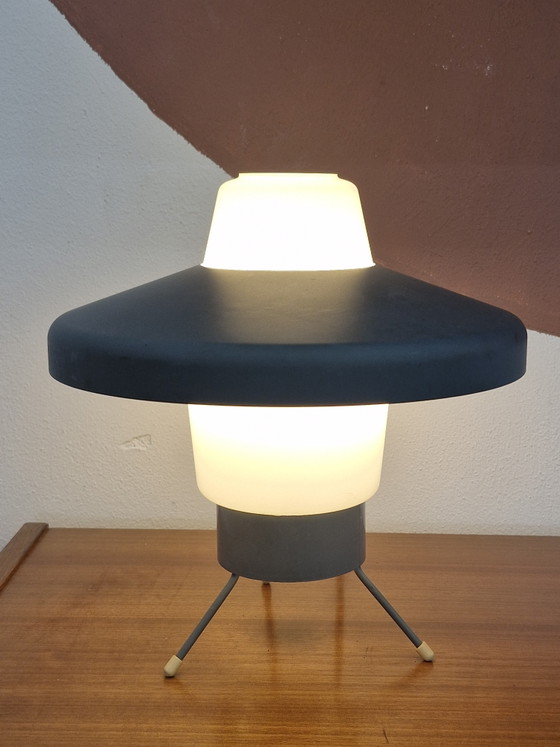 Lampada da tavolo Vintage Philips NX35 – Louis Kalff – Anni '50 – Lampade da tavolo, Glass, Metal (photo 12 of 14)