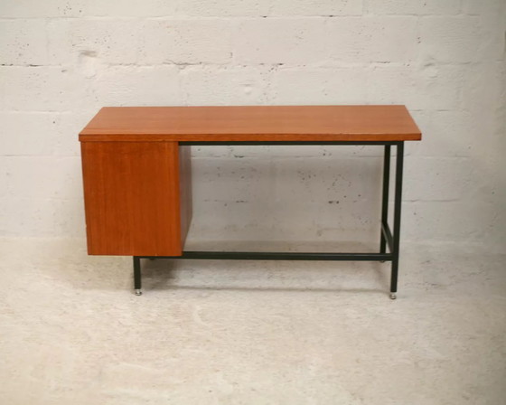 Image 1 of Design-Schreibtisch Holz und Stahl