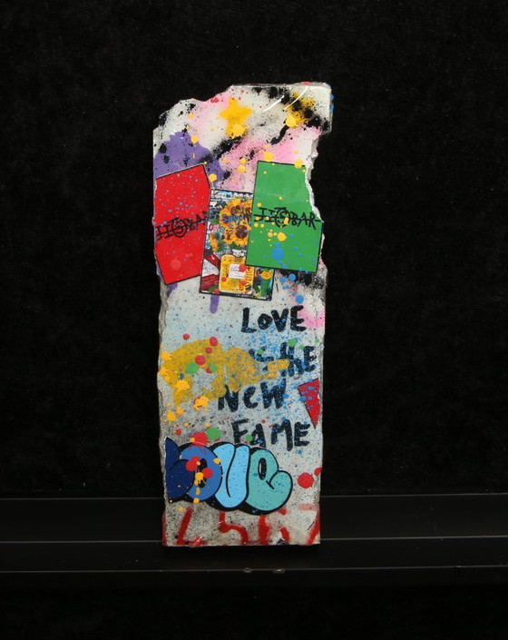 Image 1 of Jisbar (Jean-Baptiste Launay) - Mona Lisa Wall II - Skulptur - Unikat