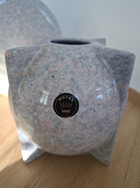 Image 1 of Beautiful Set of Postmodern Vases – Royal Holland – 80s Memphis Style