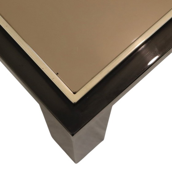 Salontafel Belgo Chrom Hollywood Regency Design, Belgochrom, Glas, Metaal, Gold (foto 20 van 24)