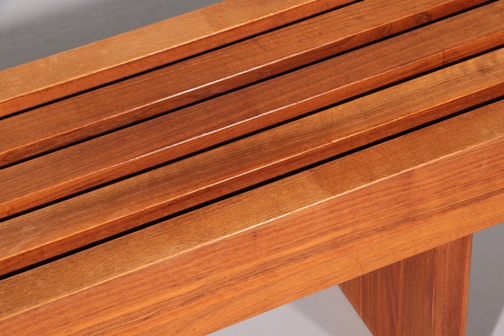 Image 1 of Banco italiano de teca de los años 70: 180 cm, elegancia de mediados de siglo