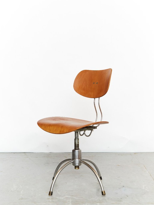 Mid-Century Model SE 40 Swivel Chair by Egon Eiermann for Wilde+Spieth