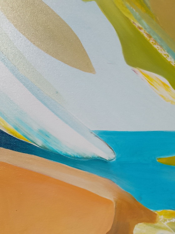Acrylic painting #Wind 100x100cm – joart, Paintings & Drawings, Canvas (photo 8 of 15)
