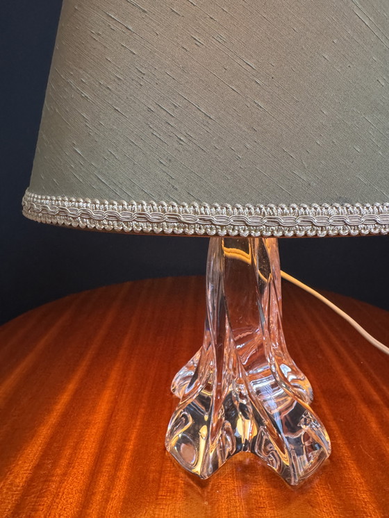 Image 1 of Small Daum crystal lamp from the 1950s