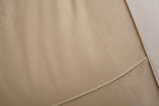 Image 1 of de Sede DS 7 desede Canapé d'angle Canapé d'angle Pouf en cuir beige classique