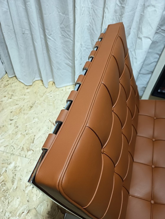 Image 1 of Sillones KNOLL Studio Barcelona (NUEVA Serie 2026) en piel natural (color coñac)