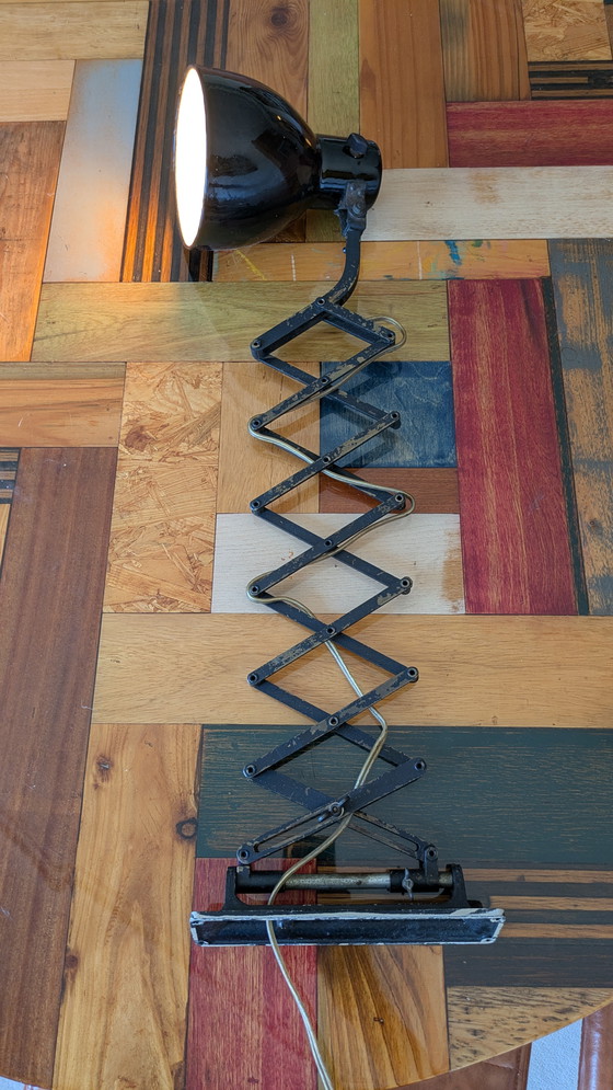 Image 1 of '20s/'30s Bauhaus Scissor Lamp