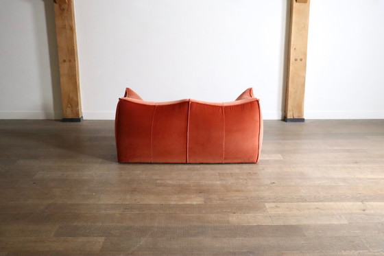 Image 1 of Divano Le Bambole in velluto corallo di Mario Bellini per B&B Italia, anni '70