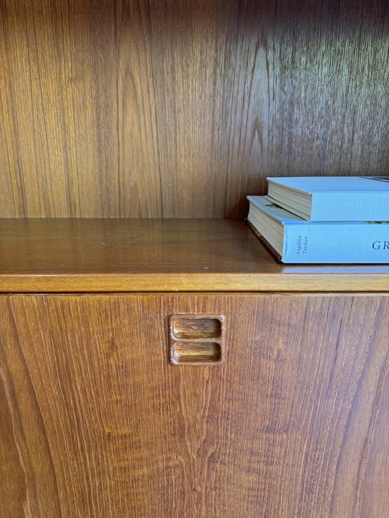 Image 1 of Danish Vintage Bookcase With Flap