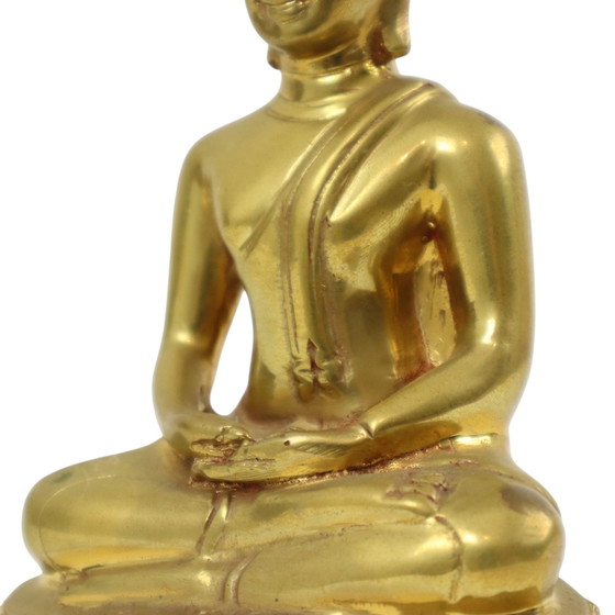 Image 1 of Statue de Bouddha thaïlandaise en laiton