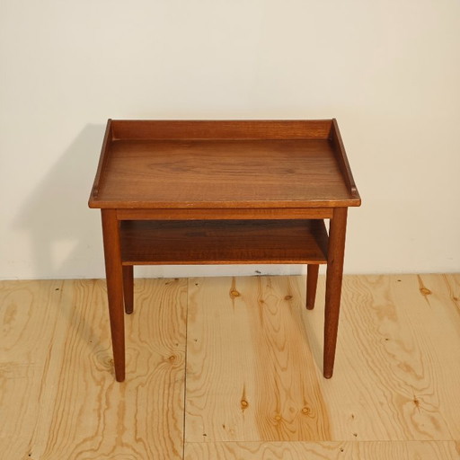 Vintage teak wooden side table