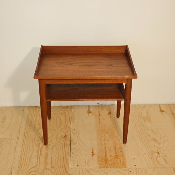 Image 1 of Vintage teak wooden side table