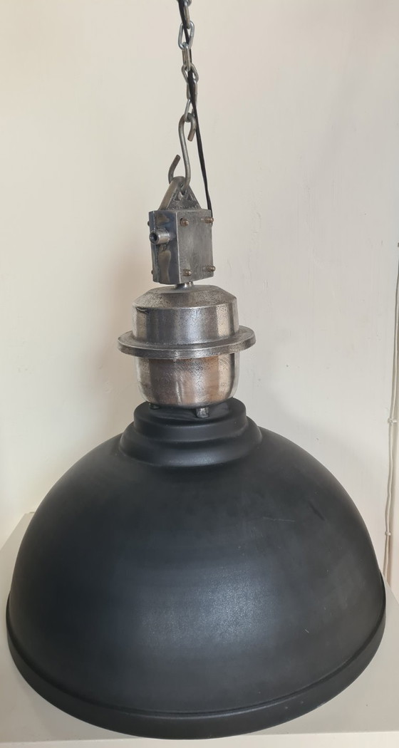 Image 1 of Lámpara colgante Light & Living Clinton XL - negra, 52 cm