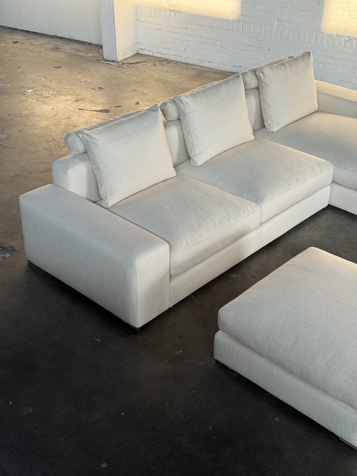 Minotti Jagger Design Sofa | Ecru