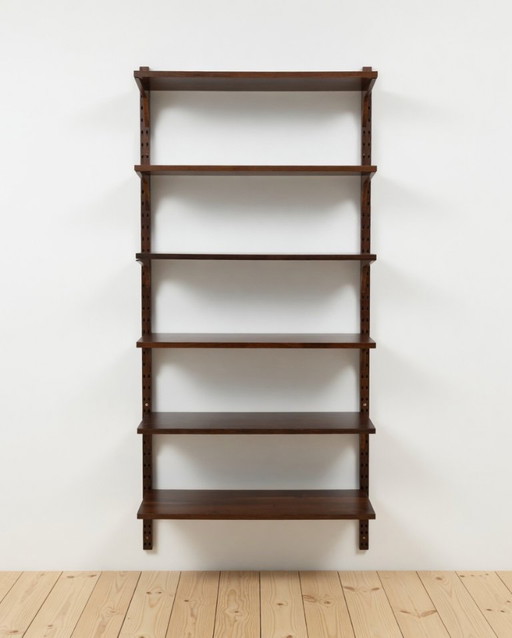 Sistema de estanterías Royal CADO de Poul Cadovius, Dinamarca, década de 1960.