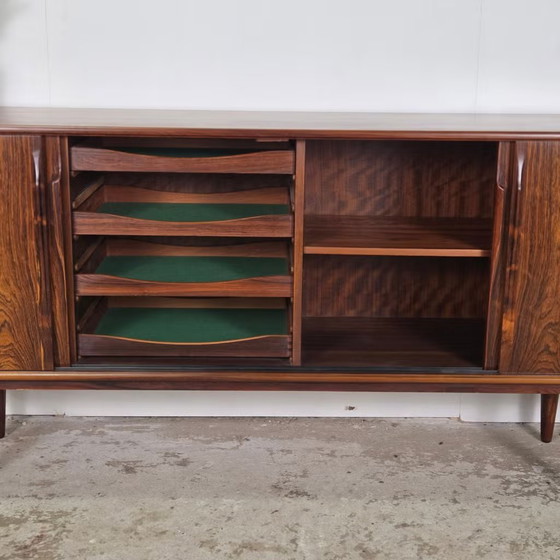 Gunni Omann, Axel Christensen (ACO Møbler) vintage sideboard, OMANN JUN, Sideboard cabinet, Wood, Brown (photo 11 of 23)