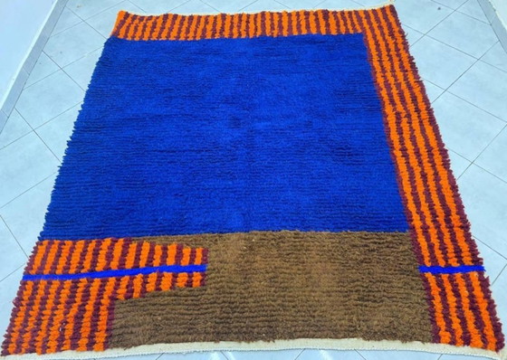 Image 1 of Marokkanischer handgeknüpfter Boujaad-Teppich, 250 cm x 150 cm