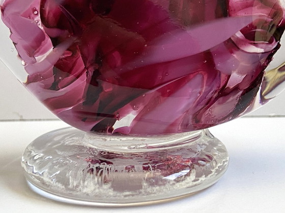 Image 1 of Escultura Sujeto Figura Conejo Zoomorfo en Vidrio Hecho en Malta Mdina Arte Decorativo