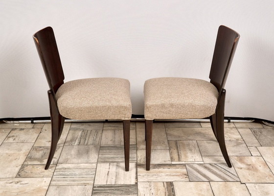 Image 1 of Juego de 4 sillas de comedor H-214 de Jindřich Halabala, década de 1930, Checoslovaquia.