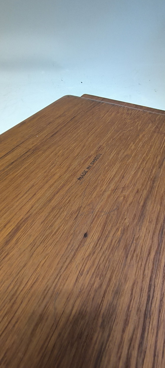 Image 1 of Vassoio in legno compensato stile Impala konga Svezia vintage 1960