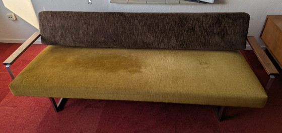 Image 1 of Divano letto Gelderland con braccioli in legno di Rob Parry, anni '60