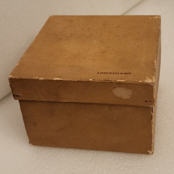 Image 1 of Longchamp leather pipe holder, 1950s-60s, Made in France