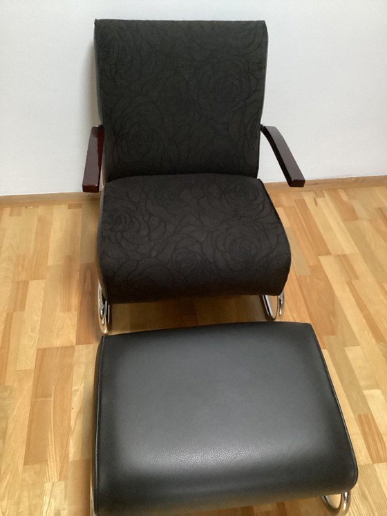 Image 1 of Relax fauteuil met poef