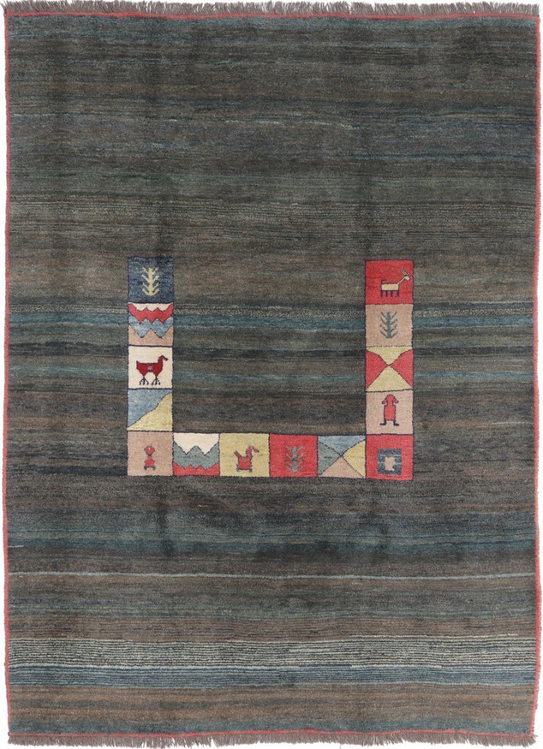 Tapis persan – Nomadic – 240 x 167 cm – rouge foncé