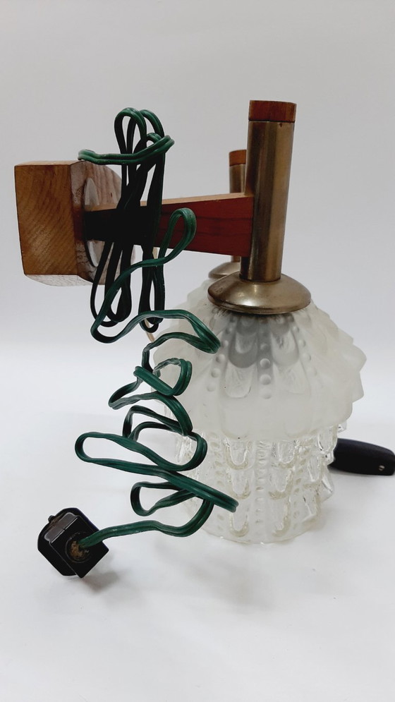 Image 1 of Vintage double wall light (sconce)