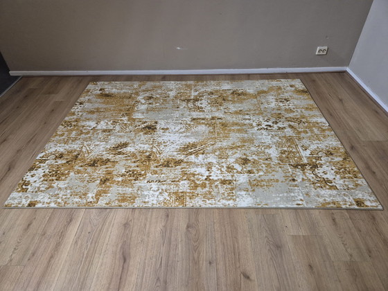 Image 1 of 50% Korting! Nieuw - Montel Vloerkleed Bellows - Geel