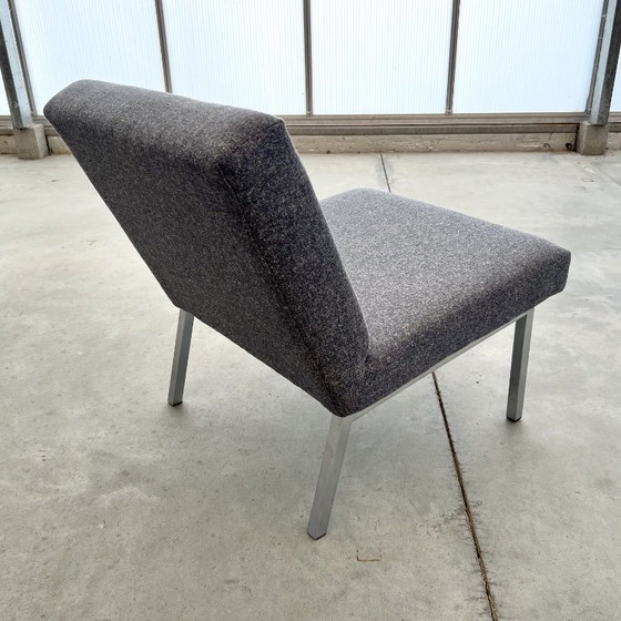 Martin Visser SZ62 lounge chair - restored and reupholstered, Armchairs, Wool, White (photo 4 of 7)