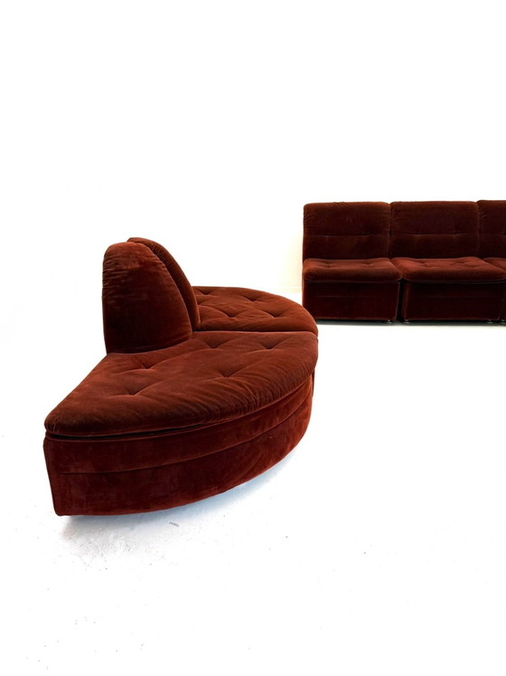 Divano modulare vintage 9 pezzi, Laauser ‘80 – Divani modulari, Cromo, Legno (photo 12 of 15)