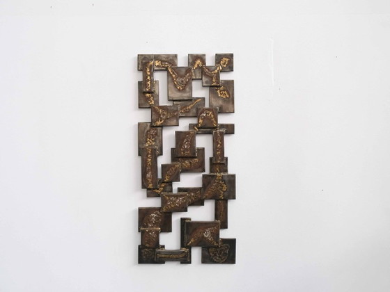 Brutalist Wall Art EBBE OBJECTS — RELIEF 02 – Bildhauerei, Metal (photo 2 of 8)