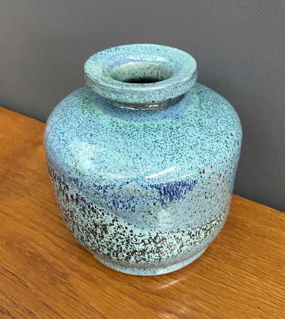 Image 1 of Blauwe vaas van Lawel West-Duitsland