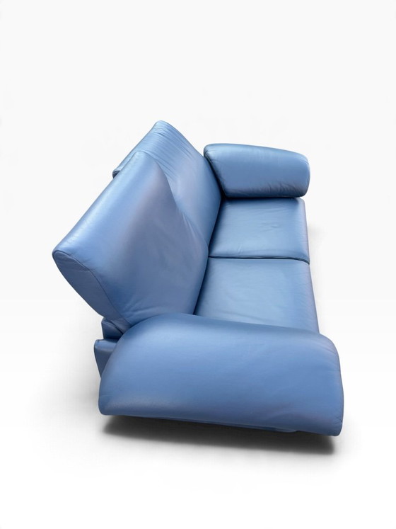 de Sede DS-10/23, Banken, Leer, Blauw (foto 3 van 6)