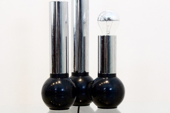Targetti Sankey Tischlampe, Tischlampen, Kunststoff, Chrom (Foto 6 von 8)