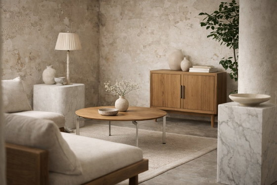 Image 1 of Vintage Mid-Century Scandinavian Modern Round Trippo Table by Ulla Christiansson for Karl Andersson & Söner