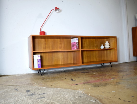 Image 1 of Credenza bassa vintage WK Furniture degli anni '60, libreria di metà secolo