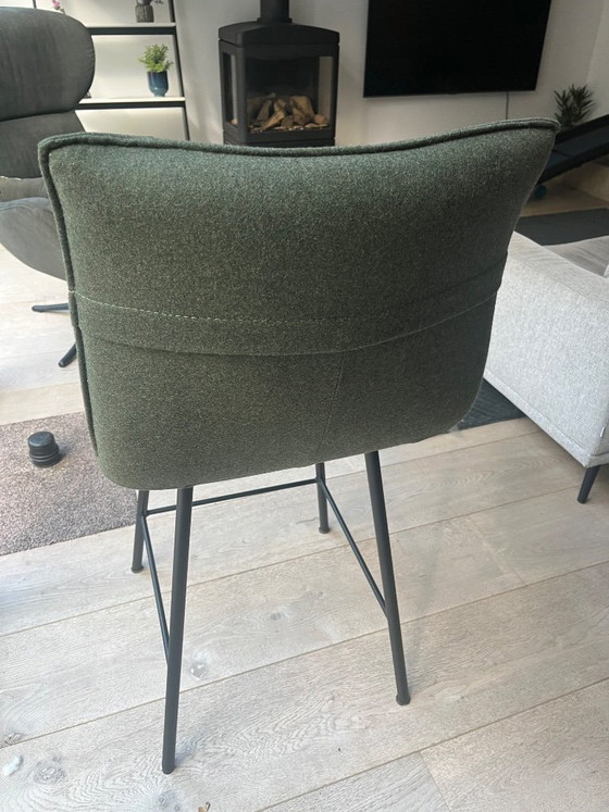 Set di 2 Sgabelli da bar Enzo Luca Scola – Verde Oliva – Textile (photo 6 of 6)