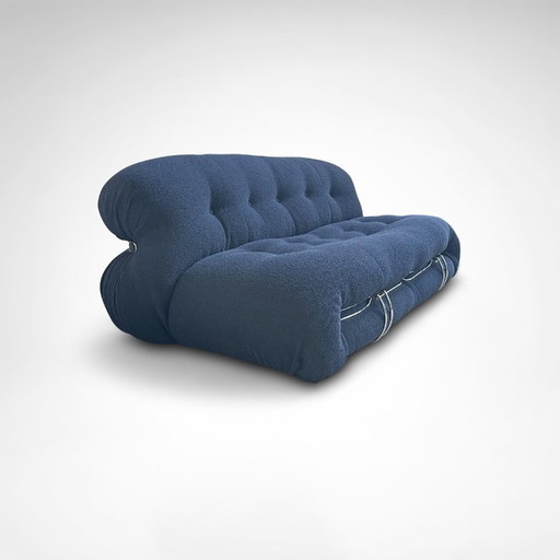 Canapé 2 places et ottoman Soriana par Tobia & Afra Scarpa pour Cassina