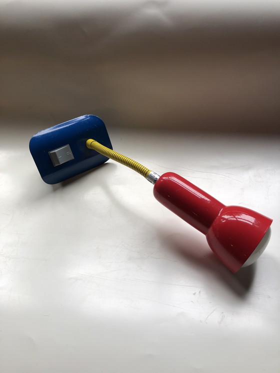 Image 1 of Vintage Memphis-stijl wandlamp voor stopcontact - Briloner